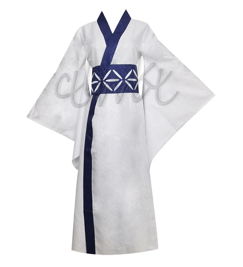 Anime Jujutsu Kaisen Ryomen Sukuna Cosplay  Adult Men Women Outfits Kimono Hanfu Blue Corset Two Toe Socks Halloween Costume