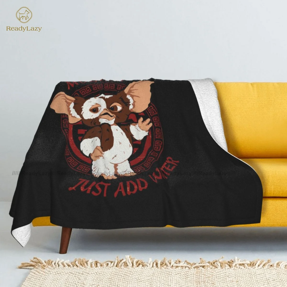 

Gizmo-Manta de vellón de Sherpa, colcha de moda, suave, de invierno