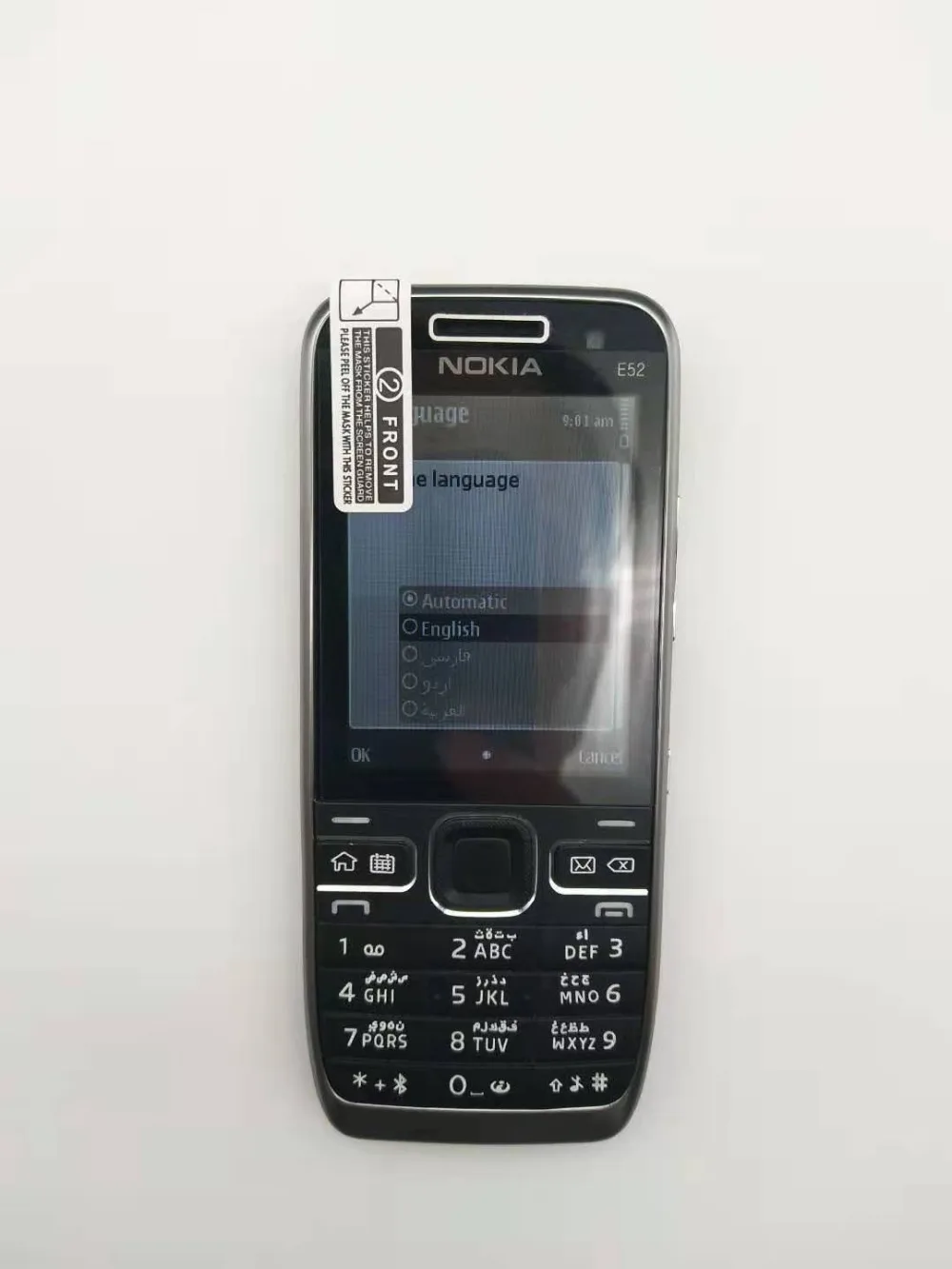E52 Nokia E52 wifi gps JAVA 3g разблокированный мобильный телефон трубка Русский Арабский Иврит Клавиатура Телефон Восстановленный