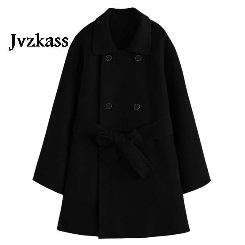 

Женское Короткое шерстяное пальто Jvzkass, толстое Стеганое пальто, Осень-зима 2020, z426
