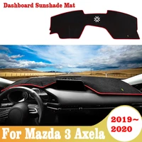 car dashboard avoid light pad instrument platform desk cover mat carpets trim for mazda 3 axela 2019 2020 accessories