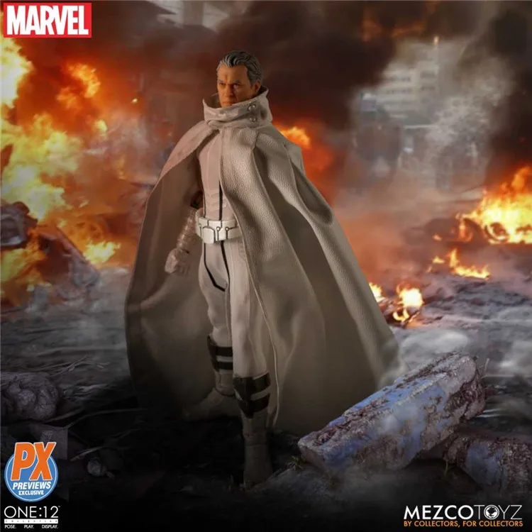 Mezco19817 X Для мужчин Магнето белый PX ограниченное 7 дюймовый подвижные