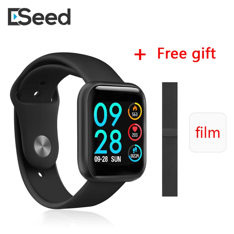 ESEED P80 Смарт часы для женщин IP68 Водонепроницаемый Полный сенсорный экран smartwatch