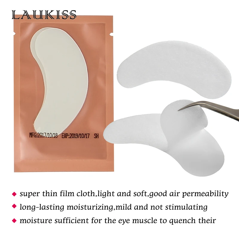 50 пар/упак. Новый Бумага пластыри ресниц под глаза подушечками ресницы