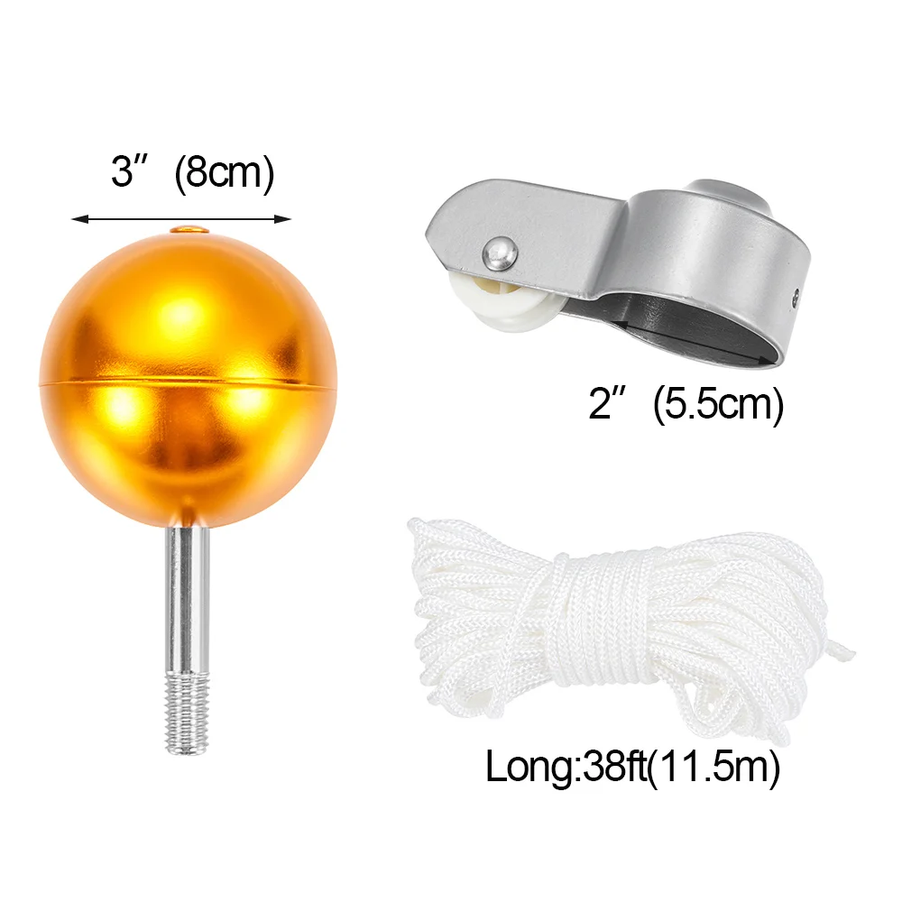 10 шт. набор запчастей для флага нейлоновая плетеная веревка флагшток аксессуары