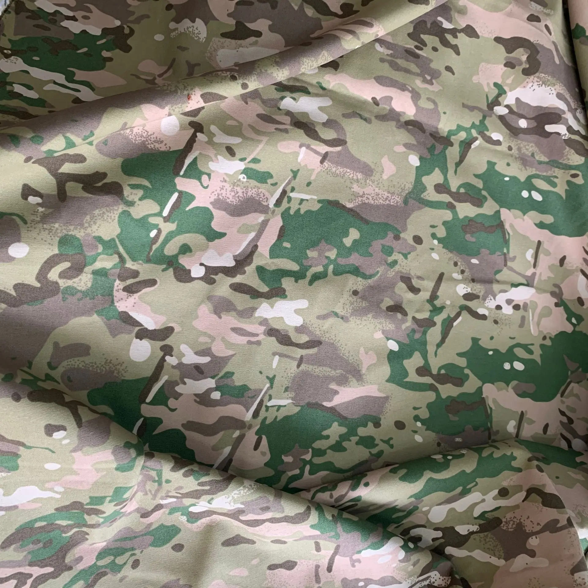 1.5M Width MC Camouflage Khaki Twill Polyester Cotton PC Camo Cloth for Military Officer Uniform Combat Suits T-shirt Material | Спорт и