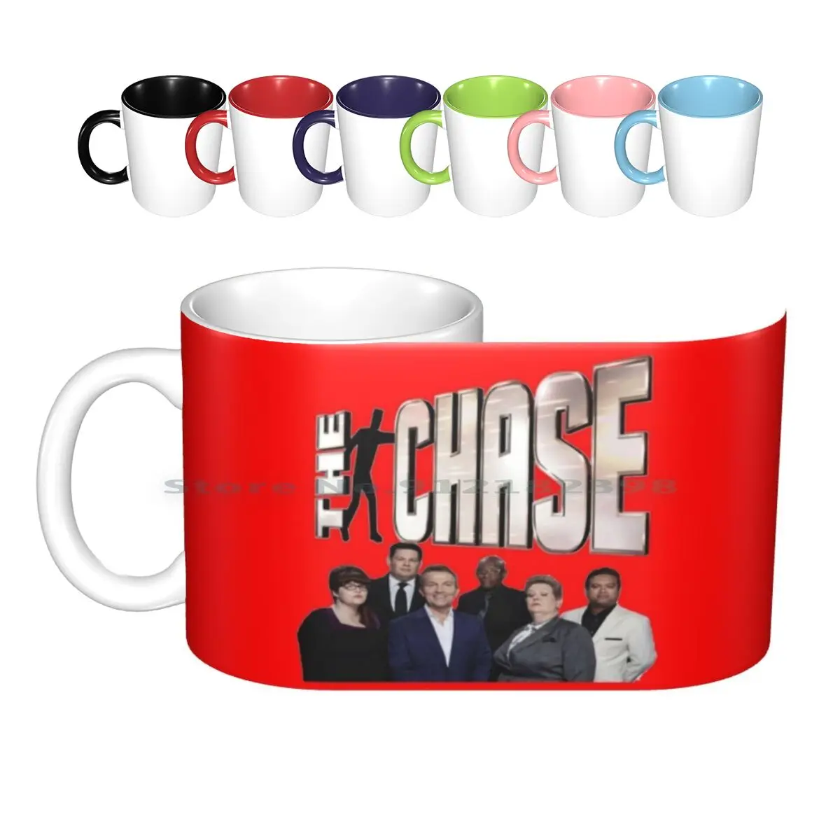 

The Chase Gameshow Ceramic Mugs Coffee Cups Milk Tea Mug Gameshow Comedy Thechase Creative Trending Vintage Gift Bottle Cup