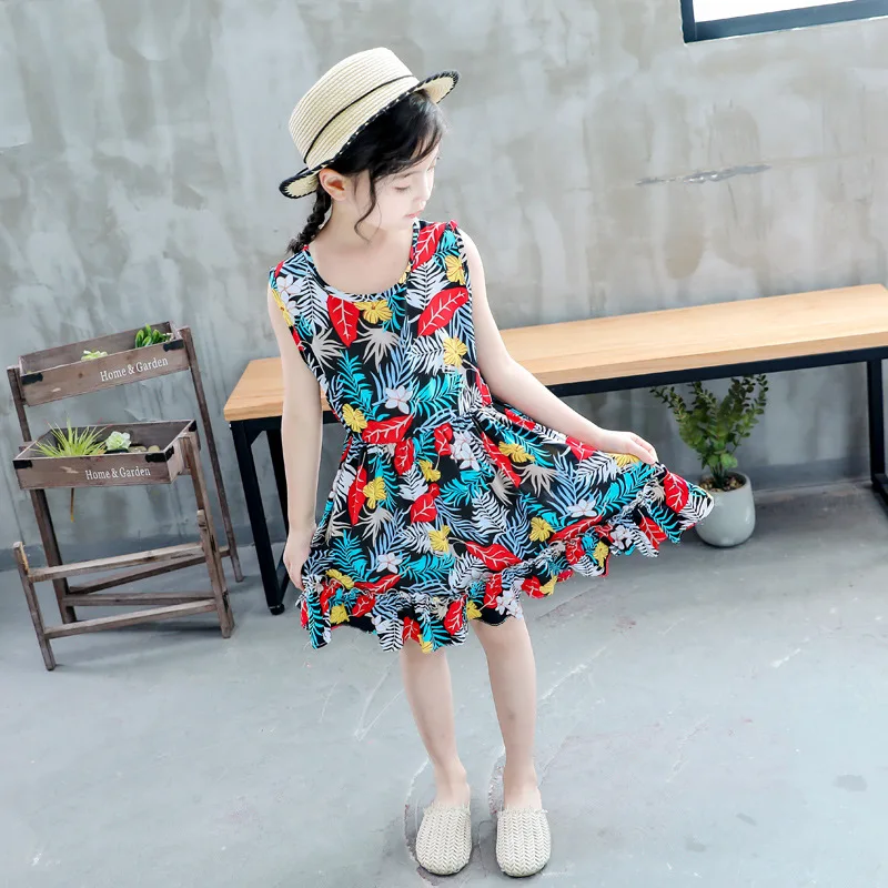 Летние Вечерние платья на день рождения для девочек детская одежда платье