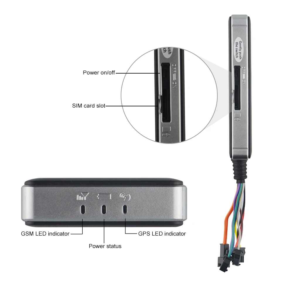 Concox автомобильный GPS трекер GT06N SOS сигнализация ACC Гео ограждение отслеживание в