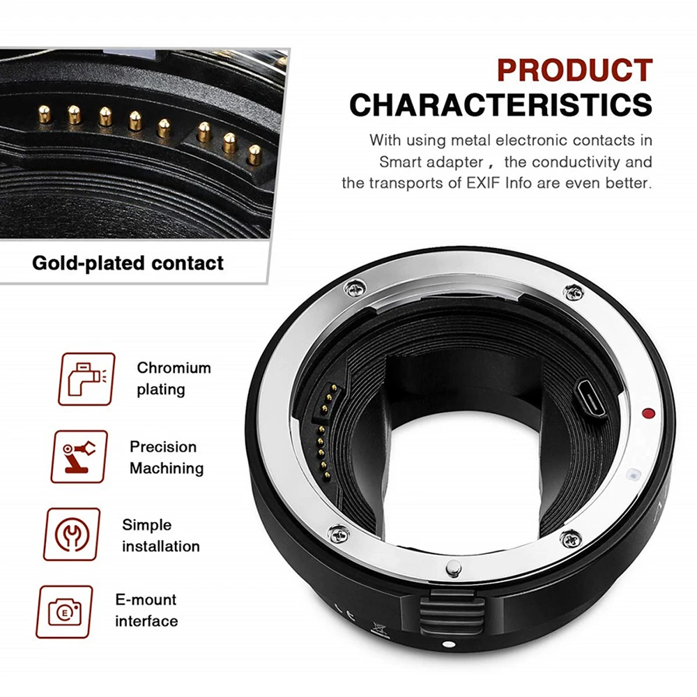 Адаптер для объектива ALTSON повышенное кольцо-адаптер с автоматическим фокусом и