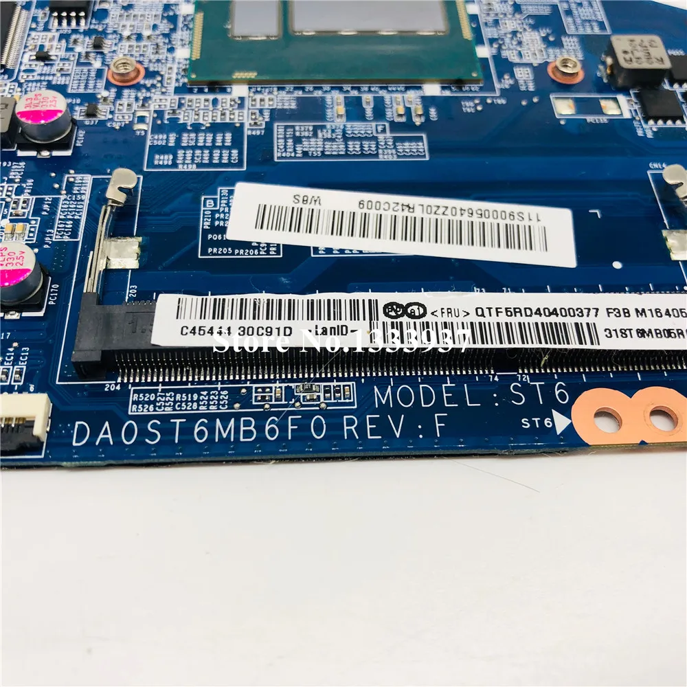 DA0ST6MB6F0 для lenovo IdeaPad Flex 14 серийная материнская плата для ноутбука SR170 I5-4200U материнская плата