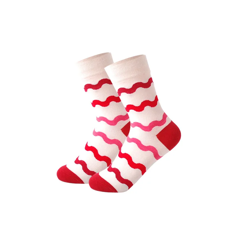 Нижние Мультяшные милые хлопковые носки имитация ручной работы дышащие