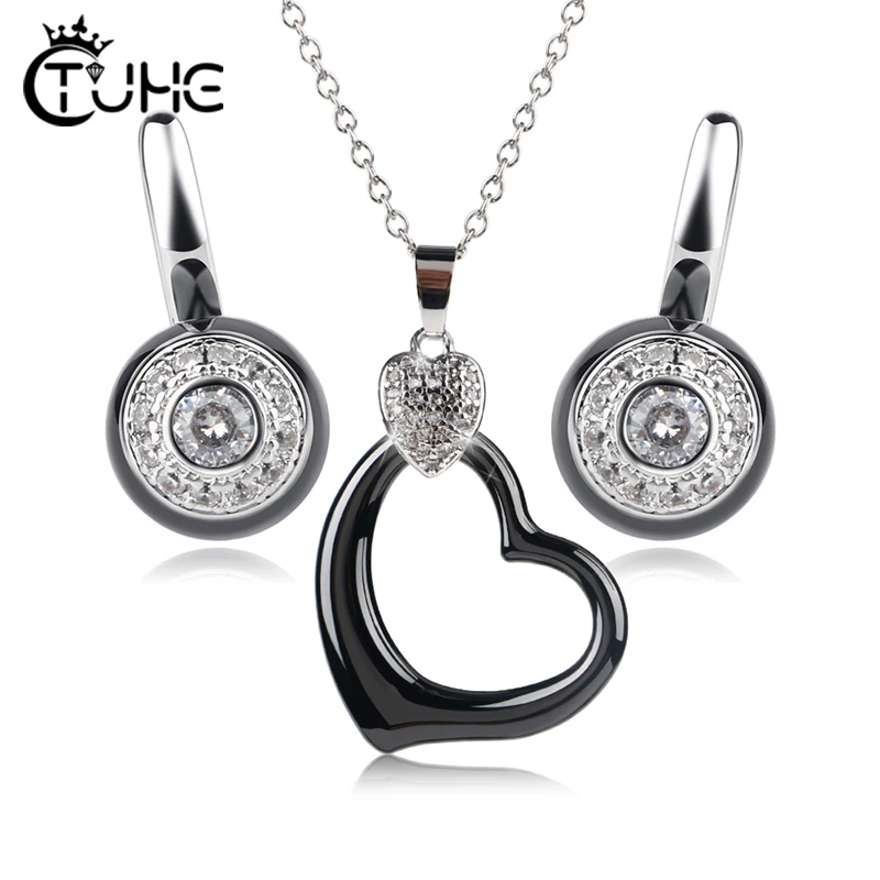 Женский комплект из колье и серёг с австрийским кристаллом|Ювелирные наборы| |