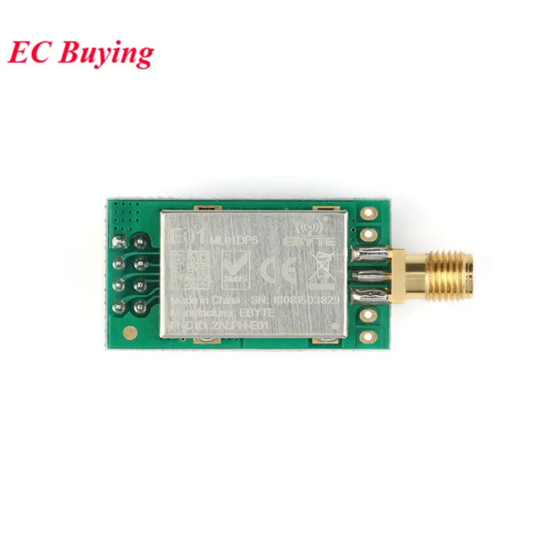 1 шт. nrf24l01 E01-ML01DP5 Ebyte 20dBm 2100 м SPI NRF24L01+ PA+ LNA 2,4 ГГц RF беспроводной приемопередатчик rf модуль антенны с экраном