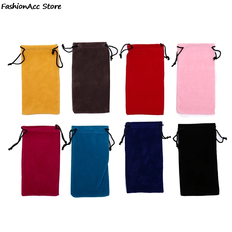 

wholesale waterproof leather plastic sunglasses pouch soft eyeglasses bag glasses case Random color 1pcs High Quality
