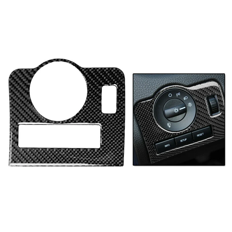 Кнопка переключателя автомобильной фары крышка рамка отделка для Ford Mustang 2009