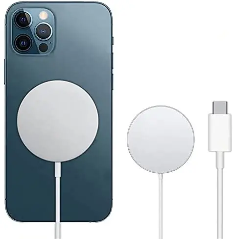

Premium 15W QI Fast Magnetic Wireless Charger with USB-C Compatible with MagSafe Wireless Charger for iPhone 13/13