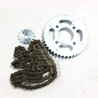 motorcycle spare part chain set with gear sprocket for honda cbt125 cbt 125 125cc