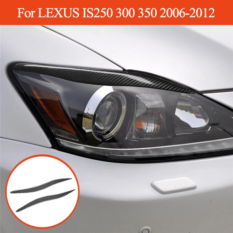 

Наклейки для бровей и фар автомобиля LEXUS IS250, 300, 350, 2006-2012, 2 шт./компл.