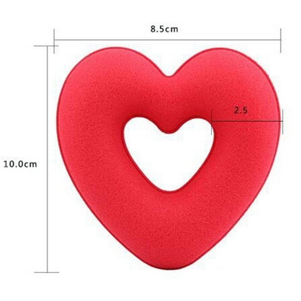

1 Set Cute Heart Shape Hair Styling Tool Women Girls Sponge Bract Head Meatball Hair Bands Ring Donut Hair Accessories Hot Sale