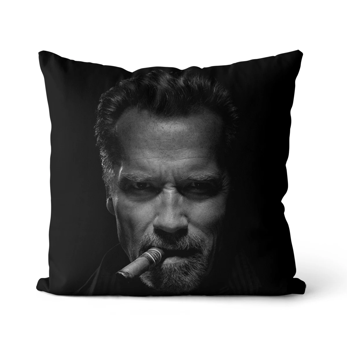 

Arnold Schwarzenegger pillow case pure cotton linen pillow case party home sofa cushion cover 45x45cm 40x40cm