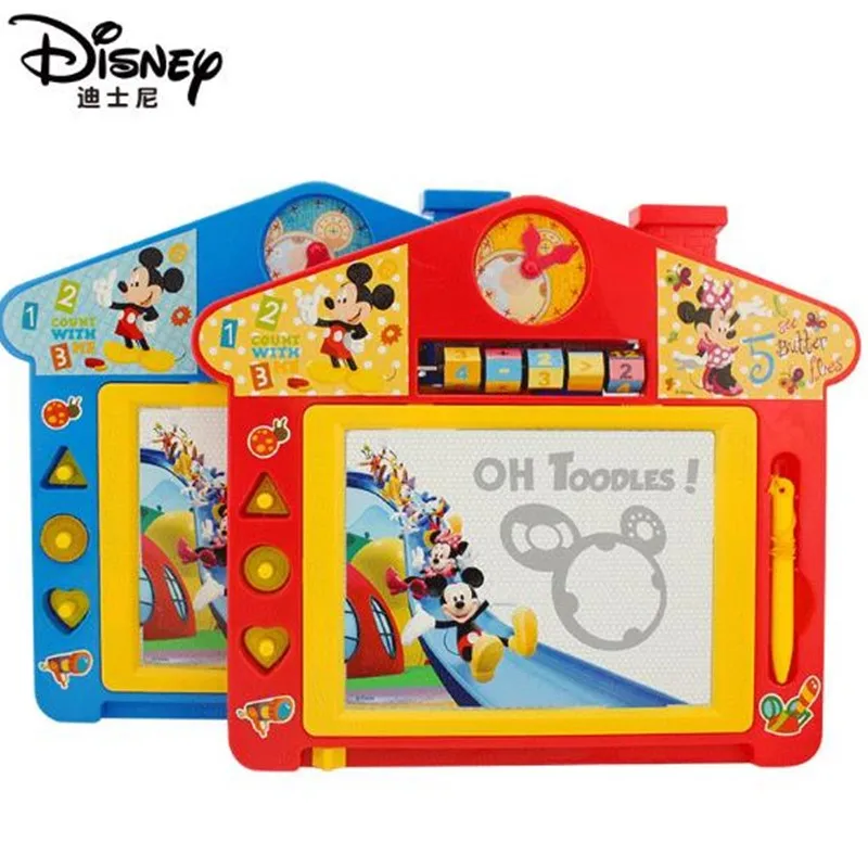 Цветная магнитная доска для рисования планшет Disney Mickey Mouse клубный дом детские
