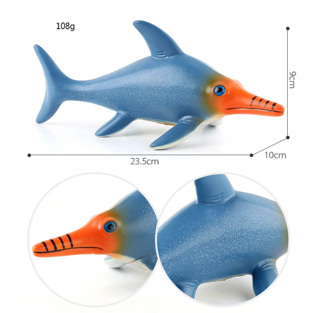 

Model Marine Life Model Cotton-Filling Fake Funny Educational Model Plaything for Kid (Ichthyosaur Pattern)
