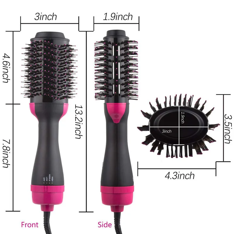 

Multifunctional Blower Negative Ion Machine Curler Hair Straightener Dryer Dual Purpose Hot Air Comb
