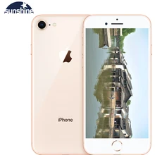 Original Unlocked Apple iPhone 8 4.7 Inch  Waterproof iOS Fingerprint Touch ID Hexa Core 2GB RAM 64GB ROM HD Photo Mobile Phone