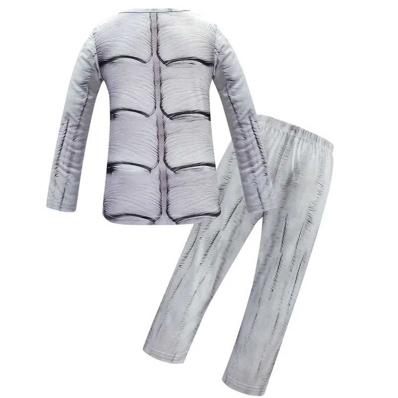 Забавная Пижама на Хэллоуин для мальчиков детские пижамы в стиле очень странные