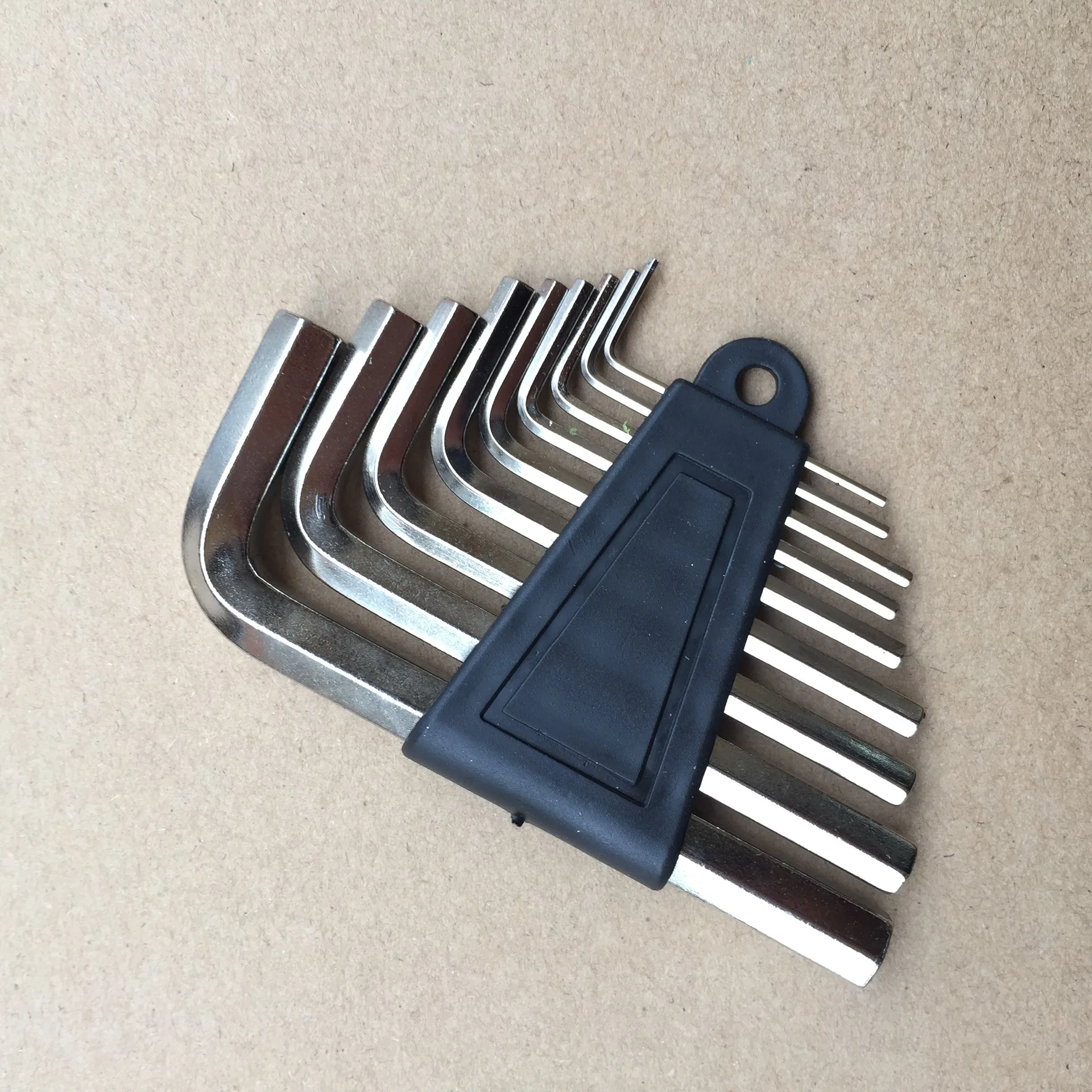 Прямая продажа с завода набор никелированных шестигранных гаечных ключей 9