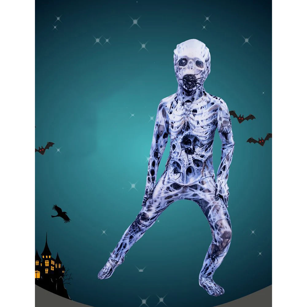 Детский костюм для пауков косплея мальчиков и девочек