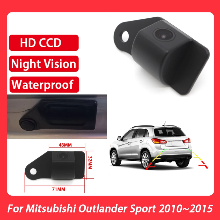 

Автомобильная парковочная камера заднего вида CCD Full HD камера ночного видения для Mitsubishi Outlander Sport 2010 2011 2012 2013 2015