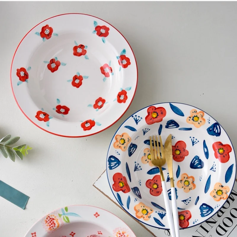 Салатница инкрустация ужин тарелка с изображением героев мультфильмов тарелки