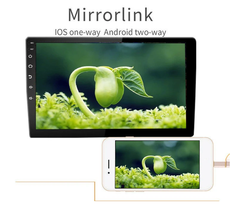 Автомобильный mp5 плеер 9 дюймов Android 1 1Din HD Press Sn Гб + 16 ГБ Wi Fi Bluetooth GPS навигация