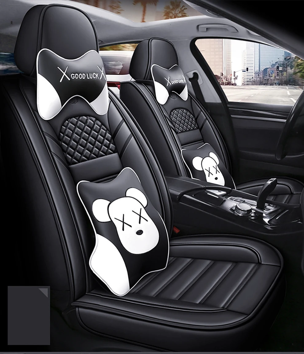 

kalaisike Leather Universal Car Seat covers for BMW all model f10 520 525 320 x3 x5 f20 x4 x1 x6 e36 e46 auto styling accessorie