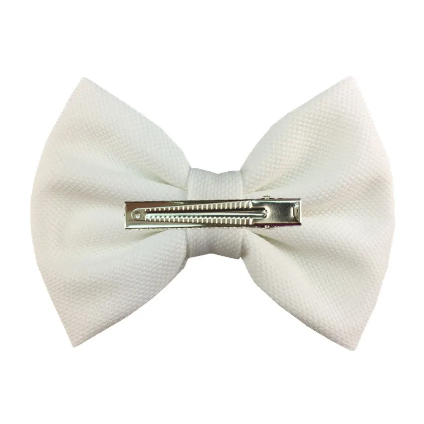 Высококачественные тканевые банты для волос 5 шт. дюймов заколки ручной работы с