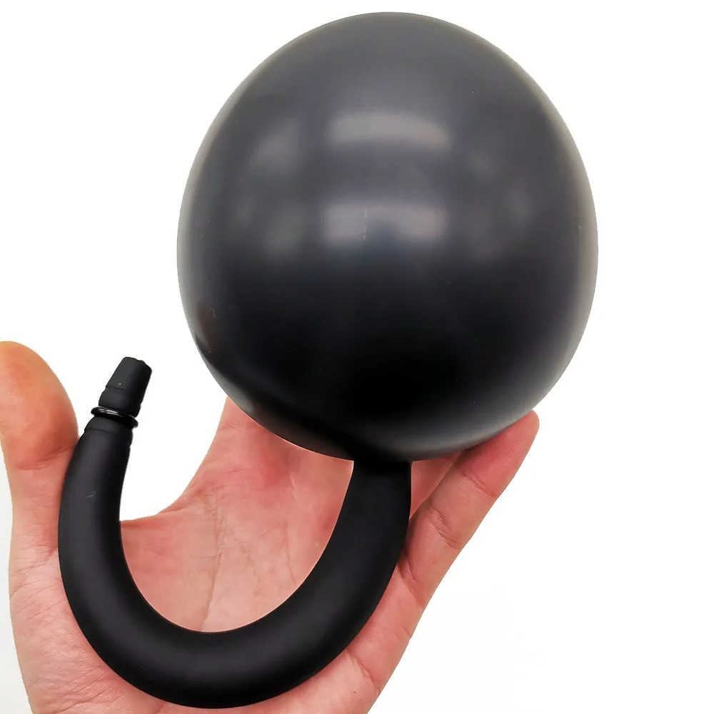 Силиконовая Анальная пробка увеличенного размера надувной анальный расширитель