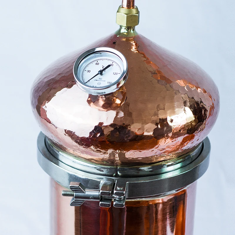 

2L 3L 5L Pure dew machine household small fresh flower essential oil distiller Ancient copper brandy purification equipment