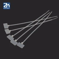 2 5100mm 100pcs zip ties write on ethernet rj45 rj12 wire power cable label mark tags nylon cable ties