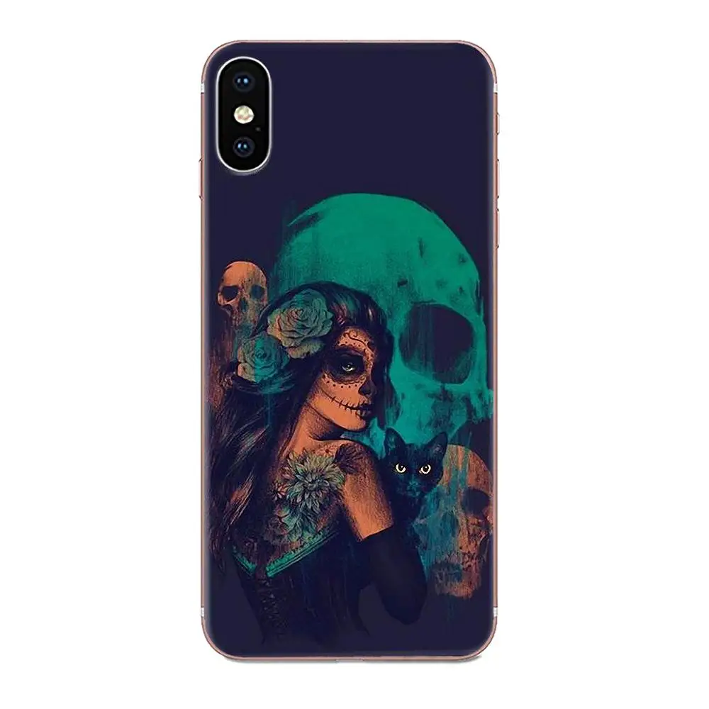 Catrina красивая Роза девушка для huawei Honor mate 7 7A 8 9 10 20 V8 V9 V10 G Lite Play Mini Pro P Смарт чехлы из