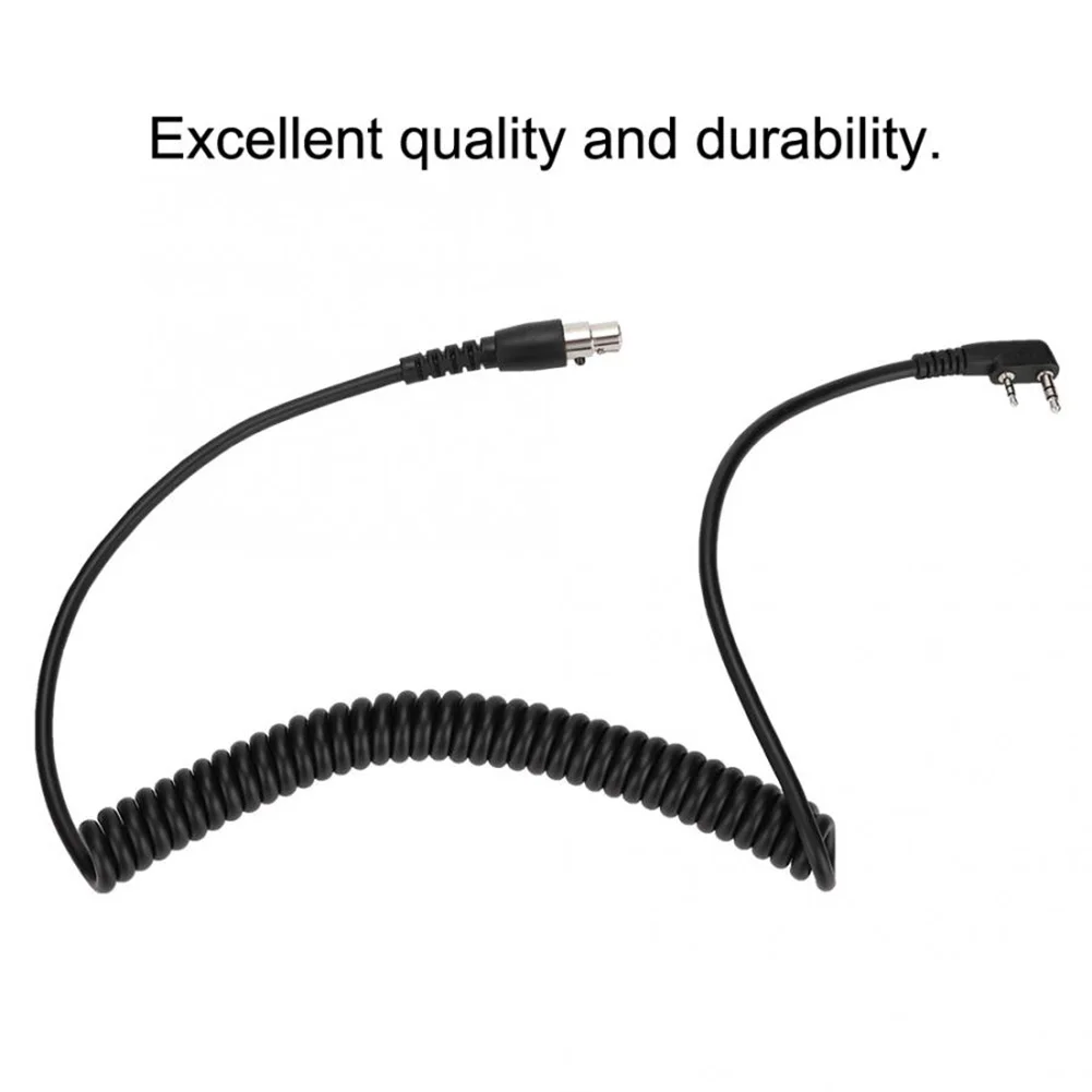 CC-MOT катушечный Шнур кабель для HYT Kenwood Baofeng 2-Pin к 5-контактный разъем | Мобильные