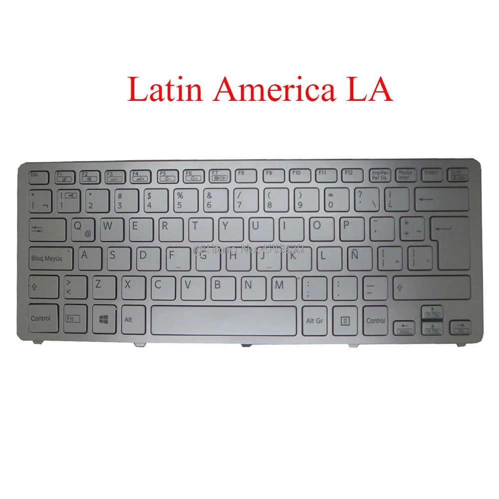 

Ноутбук LA Клавиатура для SONY для VAIO SVF14N SVF14N13CLS SVF14N15CLS 9Z.NABBQ.51E 149264251LA AEFI2L000203A новая Латинская Америка