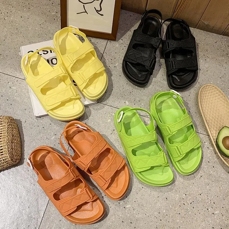 

LITTHING Beach Women Sandals Female Rome Sandal Platform 2021 Fashion Buckle Summer Casual Shoes Woman Sandalias Foot Wear