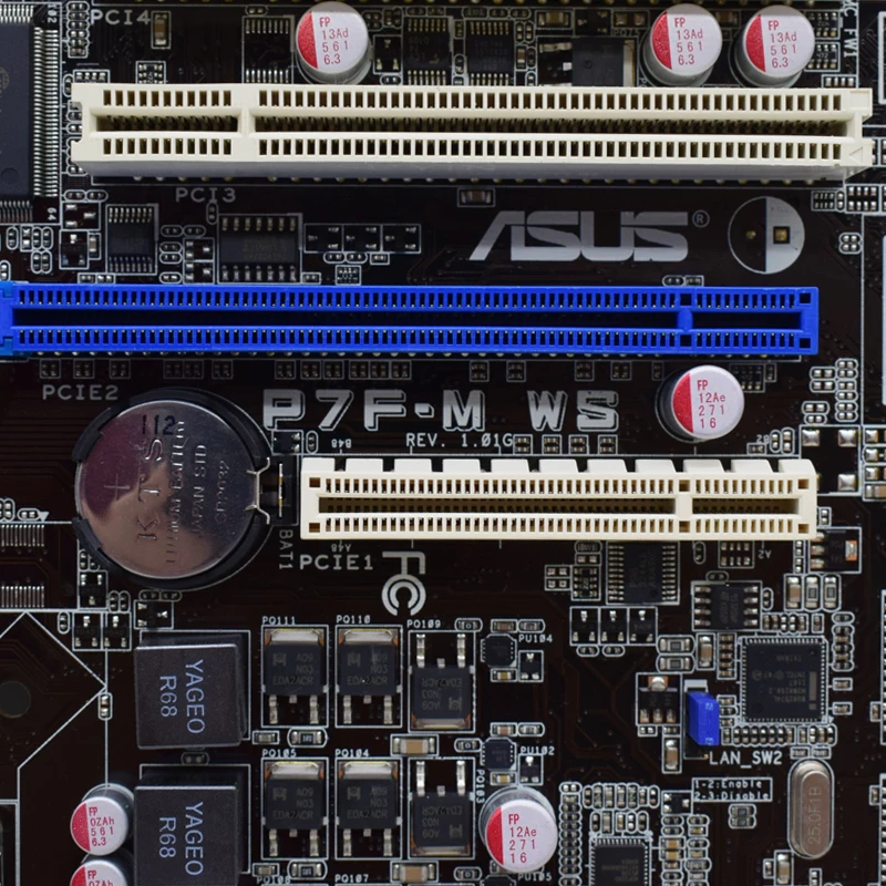 Рабочая станция ASUS P7F M WS 1156 pin поддерживает чип i5 i7 X3420 оригинальная десктопная