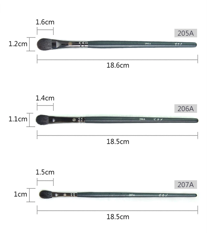 Профессиональная Кисть для растушевки глаз # 205A 206A 207A мягкая кисть из беличьего
