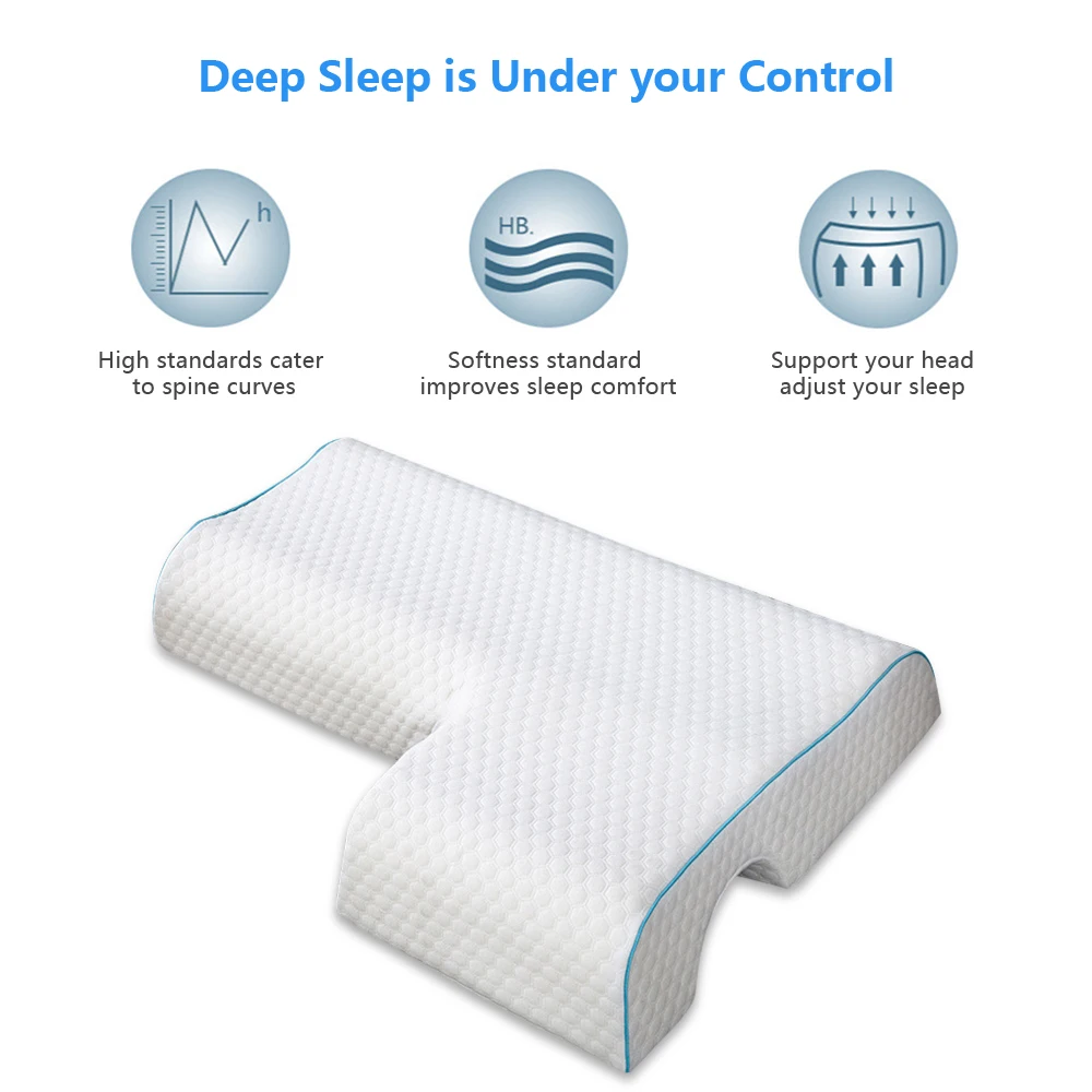 Подушка для постельных принадлежностей из пены с памятью медленная подушка