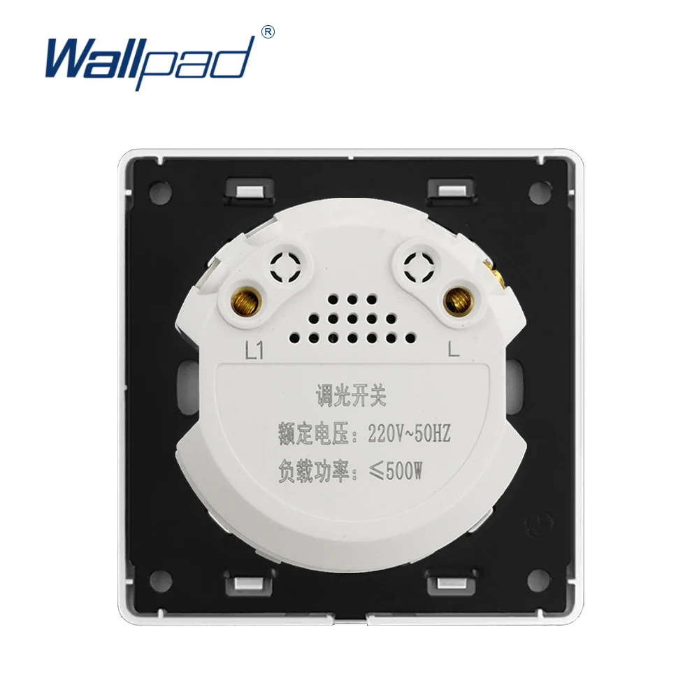 Настенный диммер Wallpad кнопка светильник ключателя света панель из нержавеющей