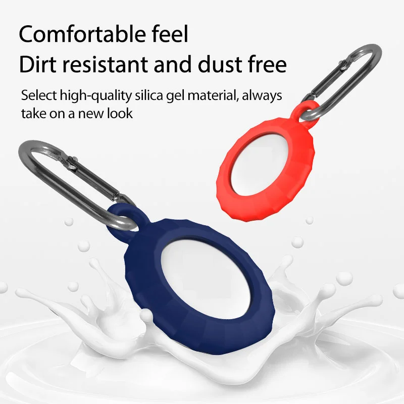 

8 Colors Protective Cover Silicone Protection Case Location Tracker Protector For Apple AirTags Tracker Anti-lost Anti-drop