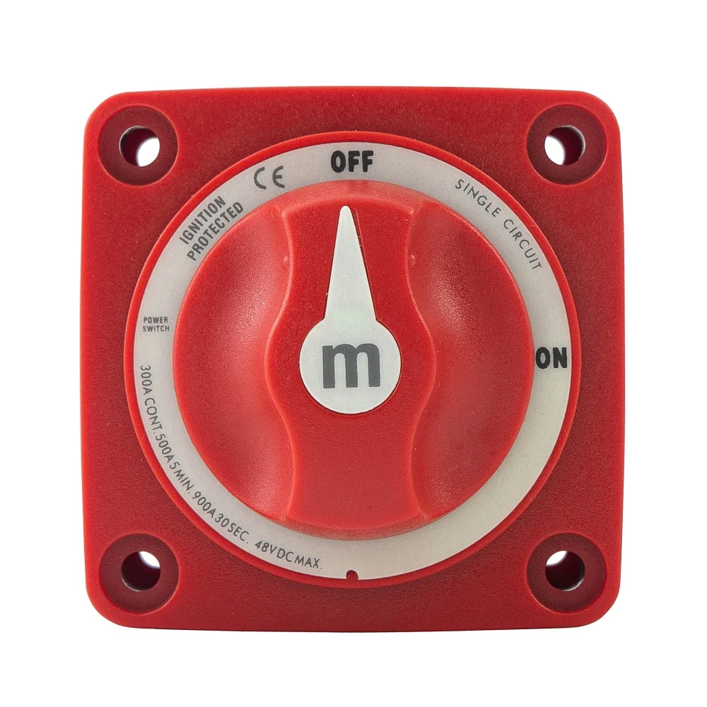 

300A Power Switch m-series Battery Switch For Single Circuit On/Off Marine Boat